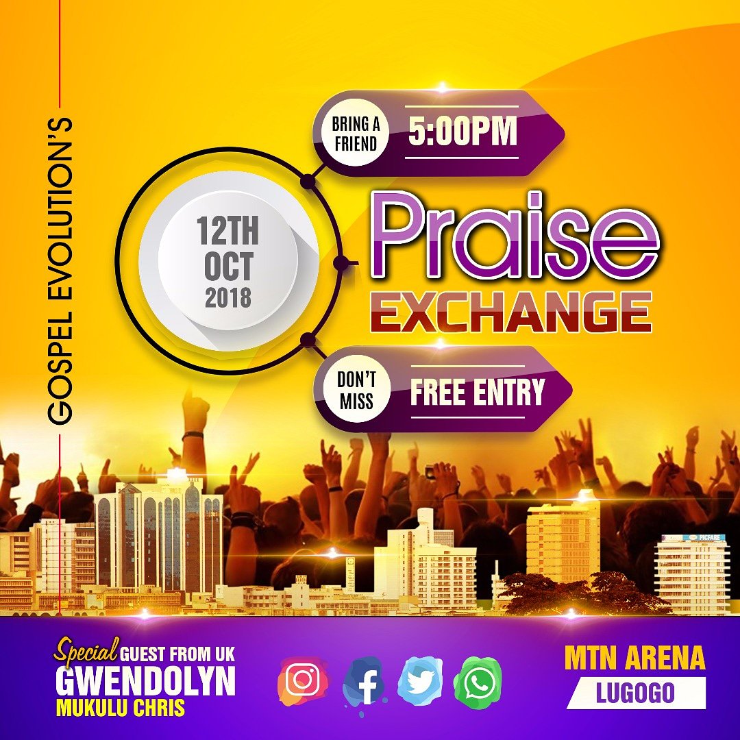 GEpraisexchange's tweet photo. #praisexchange with special guest from London 12 Oct Arena Lugogo Friday https://t.co/mbZxip032p