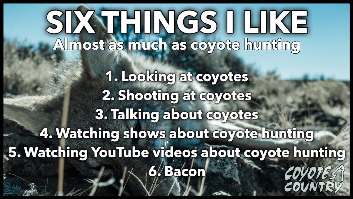 Who doesn't like bacon!? 😂

#coyotehunting #predatorhunting #predatorcontrol #hunting #huntinglife #huntlife #hunt #huntingseason #outdoors #outdoorsman #whatgetsyououtdoors #riflehunting #huntingrifle #deerhunting #deerseason #huntingfamily #publicland #publiclandhunting