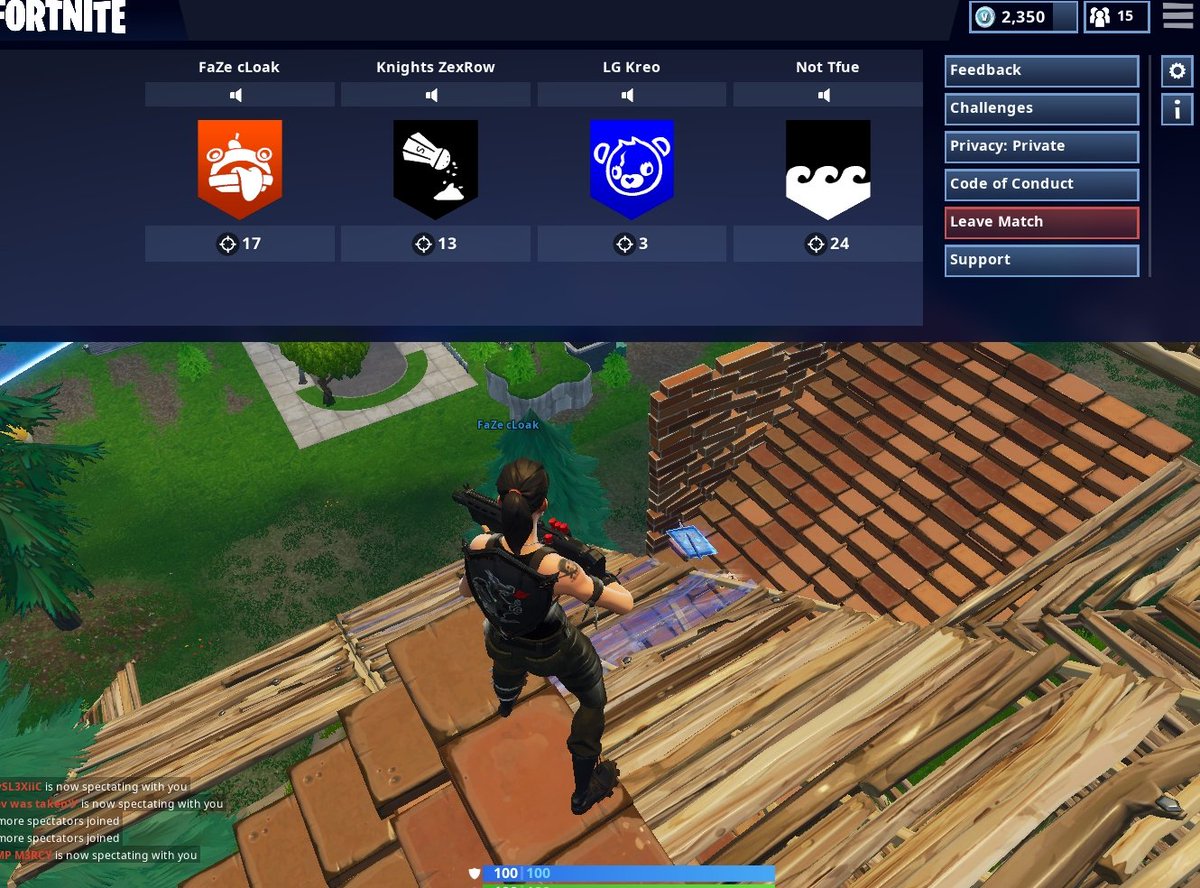 Tfue On Twitter New World Record On Pc 57 Kills Cloakzy Lg Kreo - tfueverified account