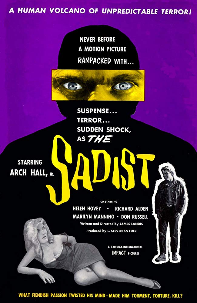 tangaloor42's tweet image. 58/100 #HorrorMovieMarathon #HorrorMovies #PureTerrorCollection #TheSadist Based on real life serial killers Charles Starkweather and Caril Fugate