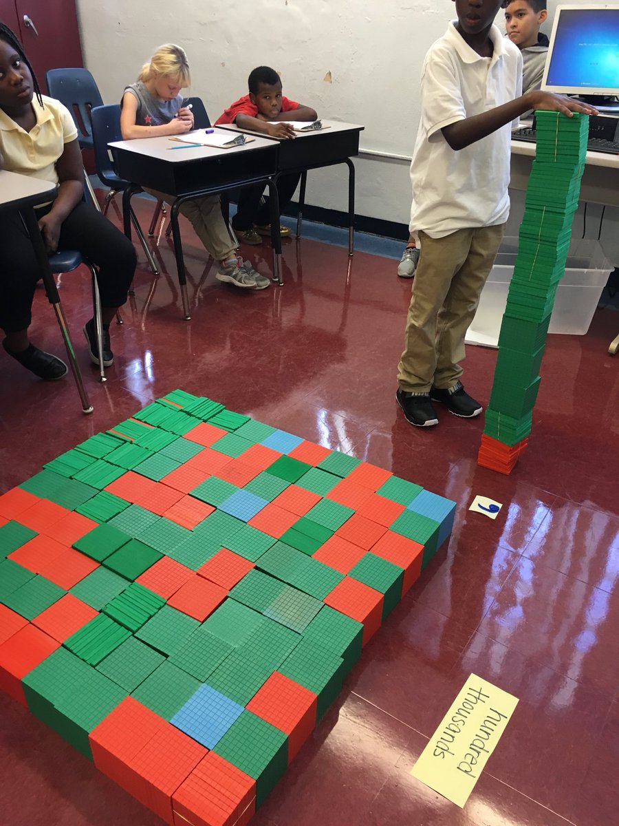 Today our hornets explored the magnitude of numbers together as a class. #TakeFlight 🐝