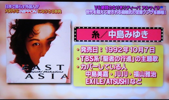 阿部 研究所 18年9月25日 火 25 13 25 43 Tbsテレビ アメージパング なりきりnipponグランプリ アメリカ出身のアルマイラが 中島みゆきの 糸 を熱唱 判定は パーフェクト T Co Czg3ziv0nq 中島みゆき研究所 T Co 阿部 研究所 18年9月25日 火 25 13 25 43 Tbsテレビ アメージパング なりきりnipponグランプリ アメリカ出身のアルマイラが 中島みゆきの 糸 を熱唱 判定は パーフェクト T Co Czg3ziv0nq 中島みゆき研究所 T Co