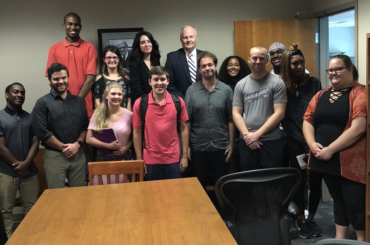 Good visit today with my <a href="/WingateUniv/">Wingate University</a> Advanced News Reporting class to <a href="/UnionCountyNC/">Union County NC</a> Clerk of Courts office. J.R. Rowell explained his duties as clerk and his staff showed us how to look for documents. #publicrecords