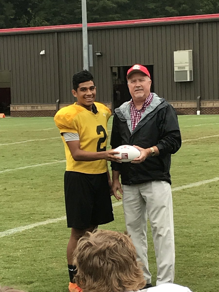 RabunFootball's tweet image. Congrats to our Players of the Week for the Monticello game.         Offense: Gunner Stockton     Defense: Jackson Webb           Special Forces: Edwin Diaz  #9STRONG