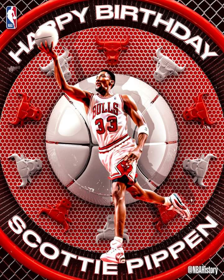 Happy Birthday to 6-time NBA Champion & Hall of Famer... Scottie Pippen! 