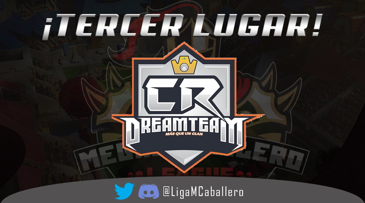 ¡DIGNÍSIMO 3ER LUGAR <a href="/CR_DREAM_TEAM/">CR DREAM TEAM</a> de la #MCLeague!