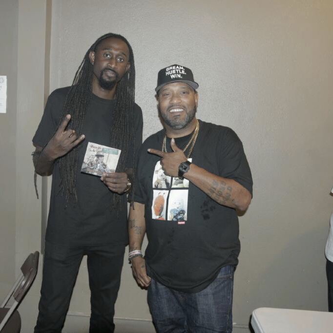 Boome1000's tweet photo. Not only did the OG shout me out during his set the last 2 stops & said he appreciate my performance, he’s a true class act. From a true UGK fan shit meant the world to me @BunBTrillOG thank u for being solid OG! thank u for the autographed copy of the album! #ReturnofTheTrill 🔥 https://t.co/8D9wvXrlpe