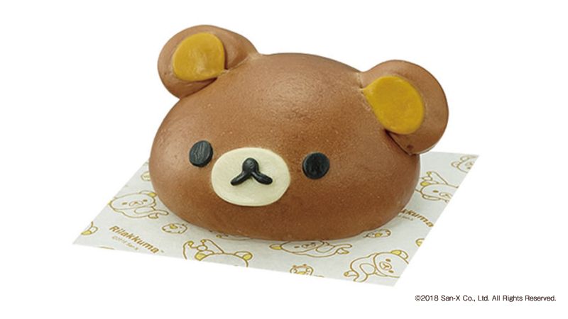 ローソンでリラックマの中華まんが好評発売中✨ 中はチョコレート味の