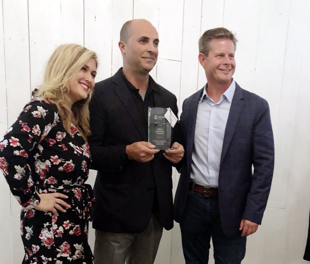 DailyBreadTO's tweet photo. It was an honour to present our incredible supporters at @TPFFA with the Exceptional #Volunteer Award for their outstanding commitment to fighting hunger &amp; poverty in #Toronto through their volunteer efforts. #BICA18 #DailyBreadTO #FeedToronto https://t.co/rTlb1wnPIh