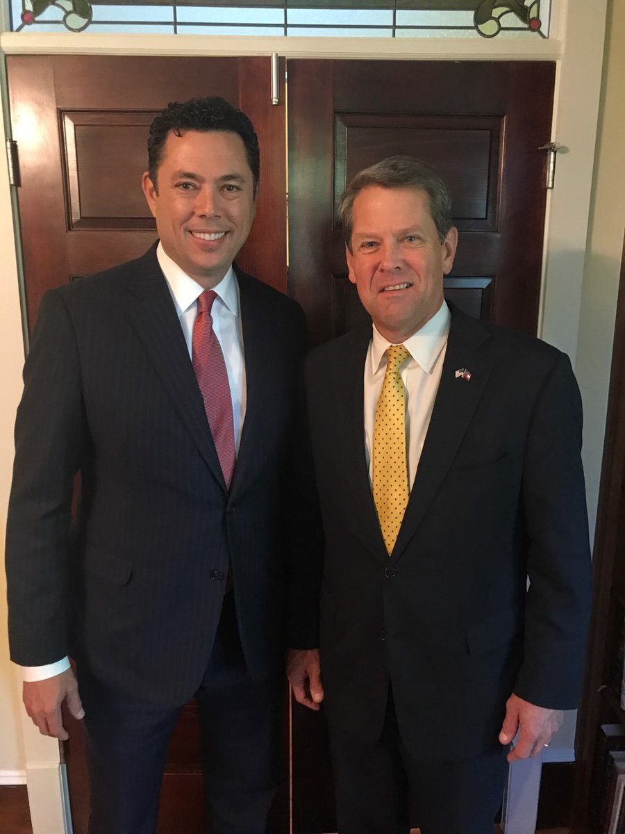 BrianKempGA's tweet photo. It was great to have former Congressman @JasonChaffetz and @THEHermanCain with me tonight in Henry County. Honored to have their support. #gapol #gagop #tcot #gafirst https://t.co/Nv6w2I762Z