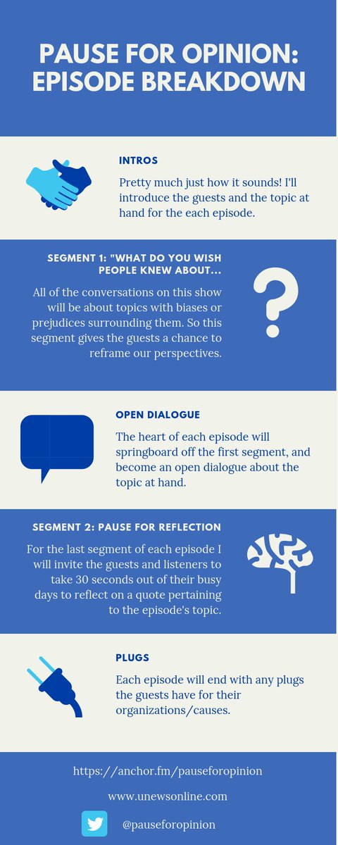 pauseforopinion's tweet photo. We just recorded the first episode with a group from Labre and are so excited to share it with everyone! But first I wanted to breakdown what each episode will look like, so you can get a better feel for the show. #pauseforopinion https://t.co/xwqM5PeGfD