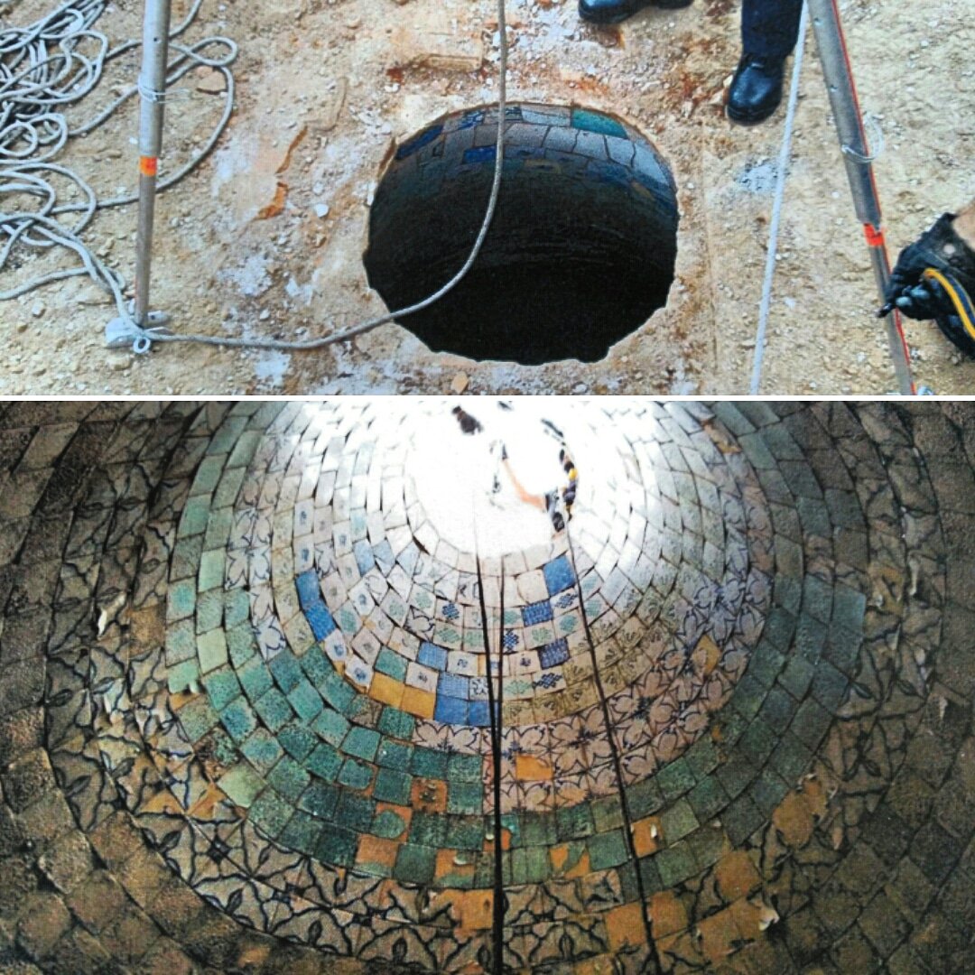 Treballem en l'informe de solidesa d'una troballa arqueològica excepcional, trobada per casualitat durant unes obres al carrer Diputació, a Sants: dipòsit de forma troncocònica de 6m de profunditat i diàmetre màxim. Es pensa que era per contenir aigua, ja q està folrat amb rajola