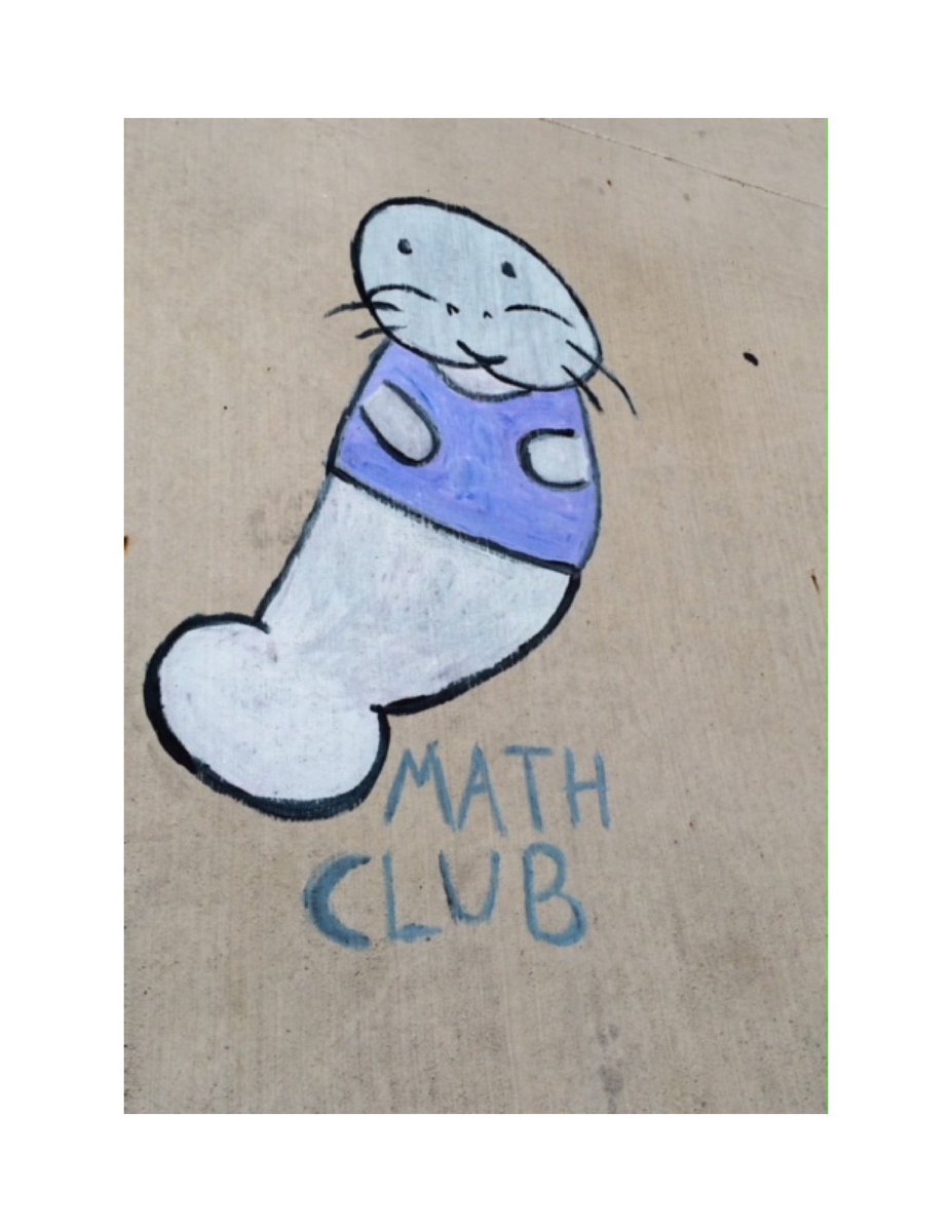 JCSD_MathClub's tweet image. Homecoming stadium painting! Creds to Marianne. #HOCO2018 #AquaticMammals