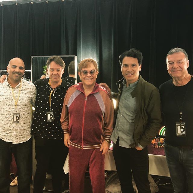 Taken moments after leaving stage.... what an honour! <a href="/eltonjohn/">samantha b. clark</a> #goodbyeyellowbrickroad ift.tt/2xDHNQu