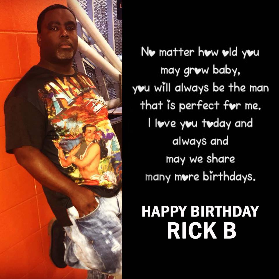 GlashandaLewisB's tweet image. Happy Happy Birthday to my loving husband #RickB 🎂🎂 I love you soooo much... #Celebration #Amazingman #BornDay