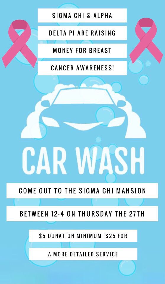 Spread the word ⚡️ get your car cleaned while you contribute to an amazing cause !! 💓
