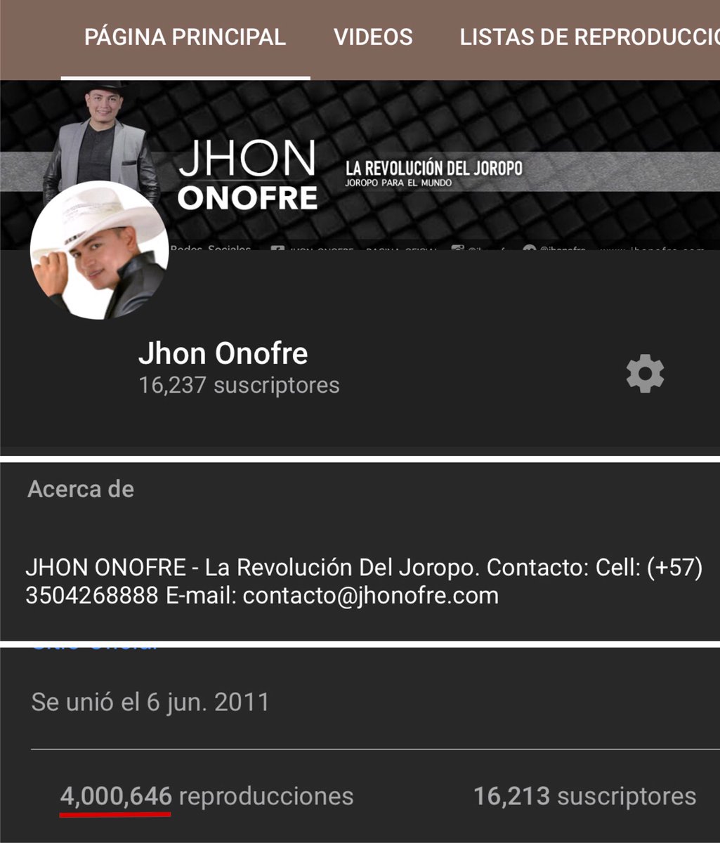 Ya Son Más De 4 Millones De Reproducciones En Nuestro Canal De <a href="/YouTube/">YouTube</a> Suscríbete y Disfruta De Todas Mis Canciones youtube.com/user/pentallos