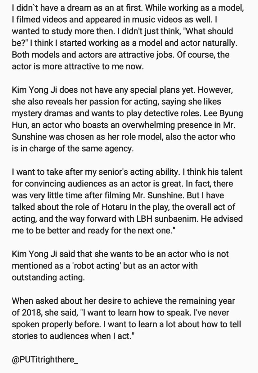 moonliebe_'s tweet photo. Thank me later. 

Just in case anyone is interested in her. #김용지 #미스터션샤인 https://t.co/4ocnrnEUfn