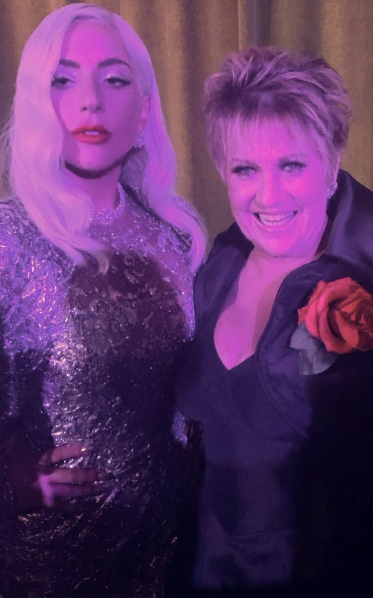 JudyGarlandTCM's tweet photo. Lorna Luft captured with Lady Gaga and Bradley Cooper at #AStarIsBorn premiere!! https://t.co/uRvgdpPUQ3