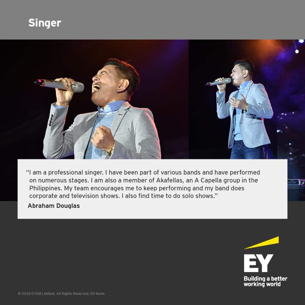 EY_GDSCareers's tweet photo. Getting everyday encouragement from his team at #EYGDSPhilippines, Abraham finds a balance between his performances and work. #GDSLifeBeyondWork #BetterWorkingWorld https://t.co/bMDf4oM1hf