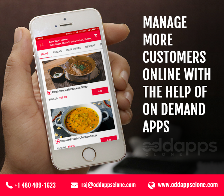 oddappsclone's tweet photo. Manage more customers online with the help of on demand apps  #ondemandapps #ondemand #oddappsclone #customer #driver #service #food #courier #laundry #medicine #flower #alcohol #grocery #uber #postmates #business #clones #fooddeliveryapp #fooddeliveryapps
https://t.co/a1kd7iRi3V https://t.co/WP0OOeEadJ