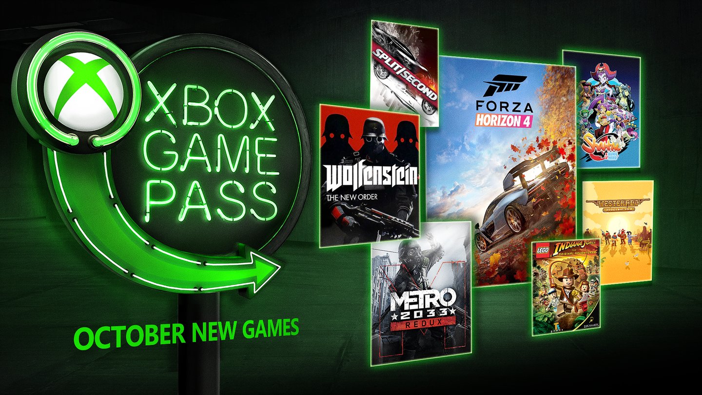 Games coming to Xbox Game Pass in October