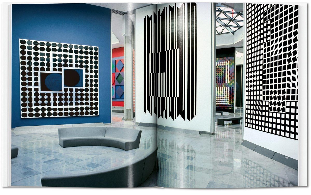 TASCHEN's tweet image. Heading to @staedelmuseum for the #Vasarely show opening? Look out for our #BasicArt publication on the Op Art pioneer ⚫🔴 tsc.hn/43170tw