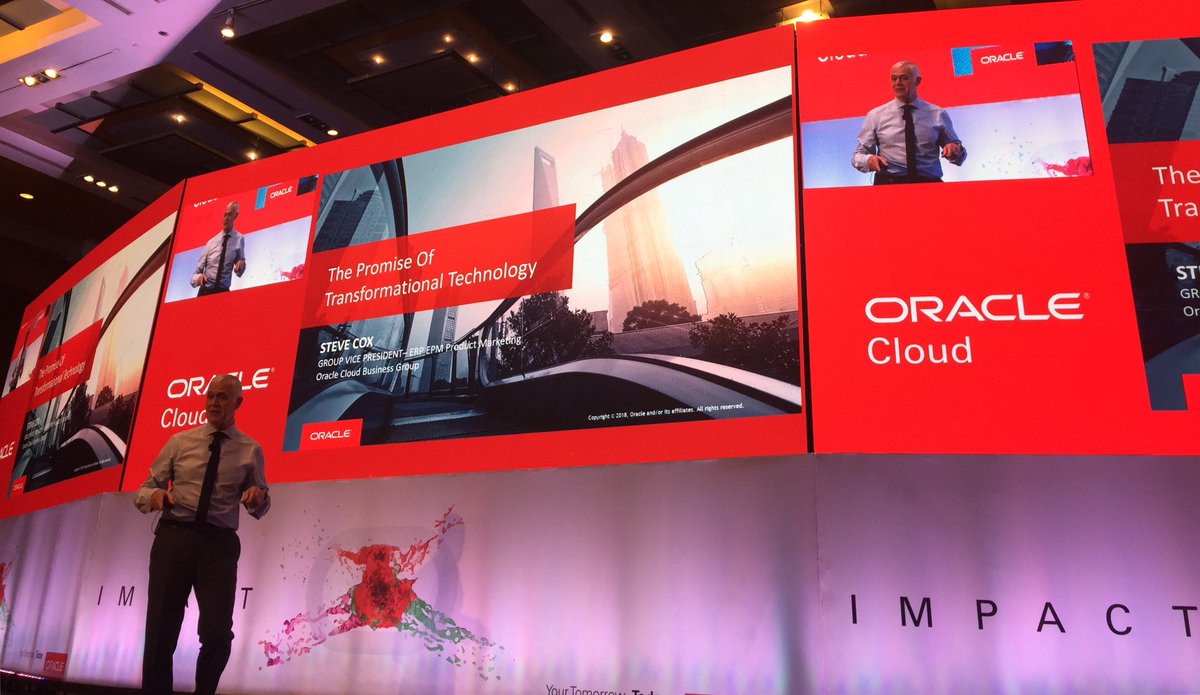 GeetuGeetub's tweet image. #LetsGetSaaSy @Oracle_India Steve Cox keynotes and talks about Front office using AI and Back office using Apps built for Y2K, TIME IS NOW!Our children will not click on a keyboard, #autonomous Let’s redefine our businesses