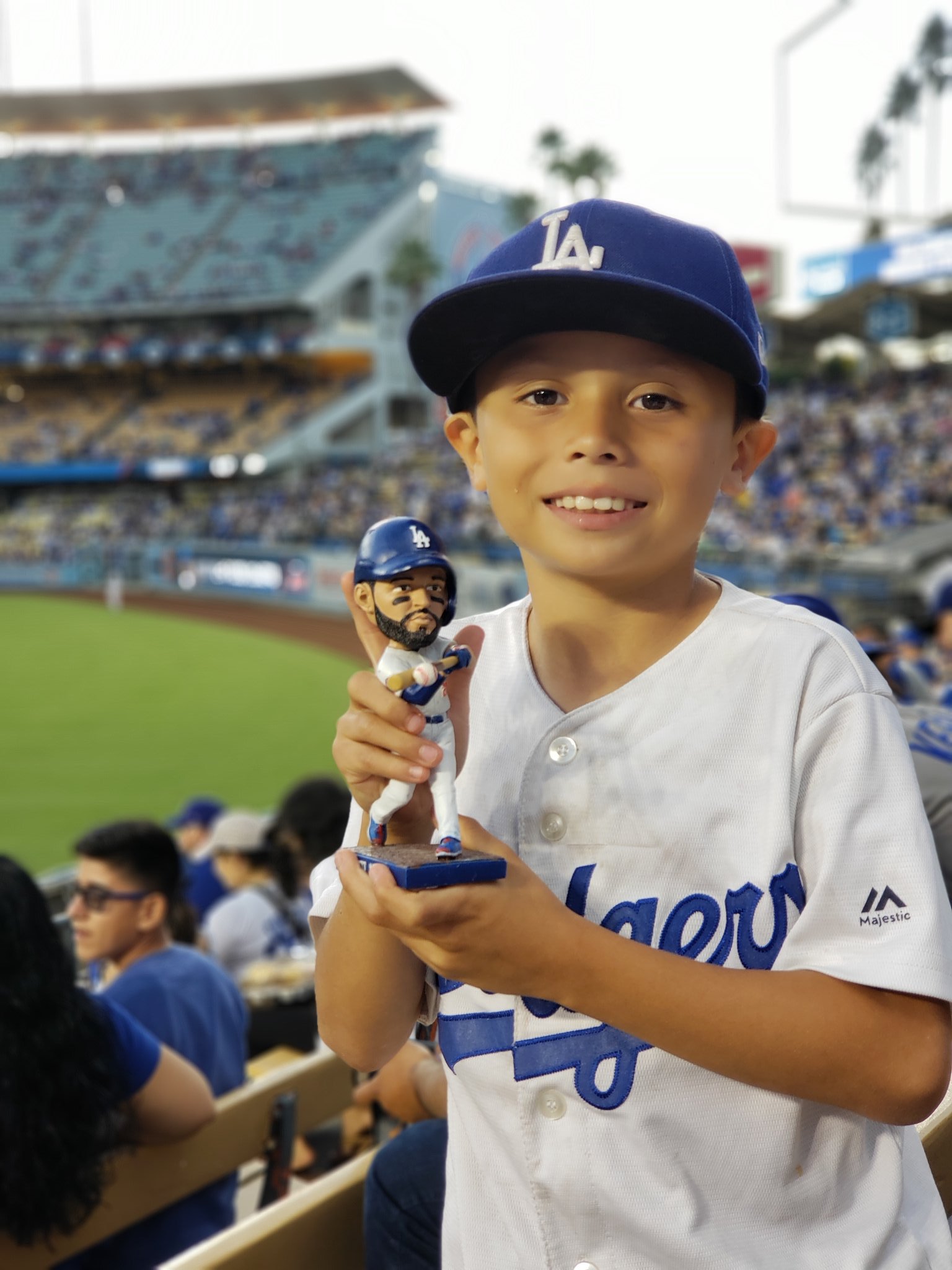 Happy birthday JJ, he wanted his Matt Kemp bobblehead    