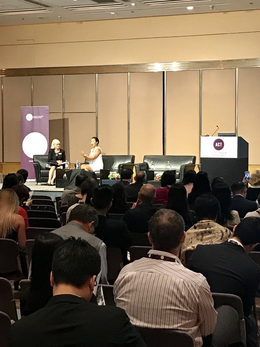 Great to hear guest speaker Celia Liu, regional CFO at G4S Asia, talk to <a href="/michellehprice/">Michelle Price</a> about her leadership journey #acthk
