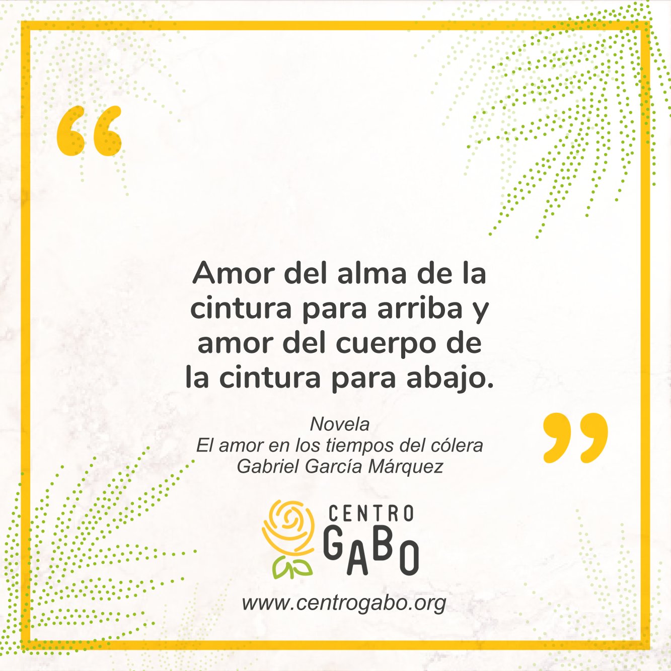 Fundación Gabo ar Twitter: 