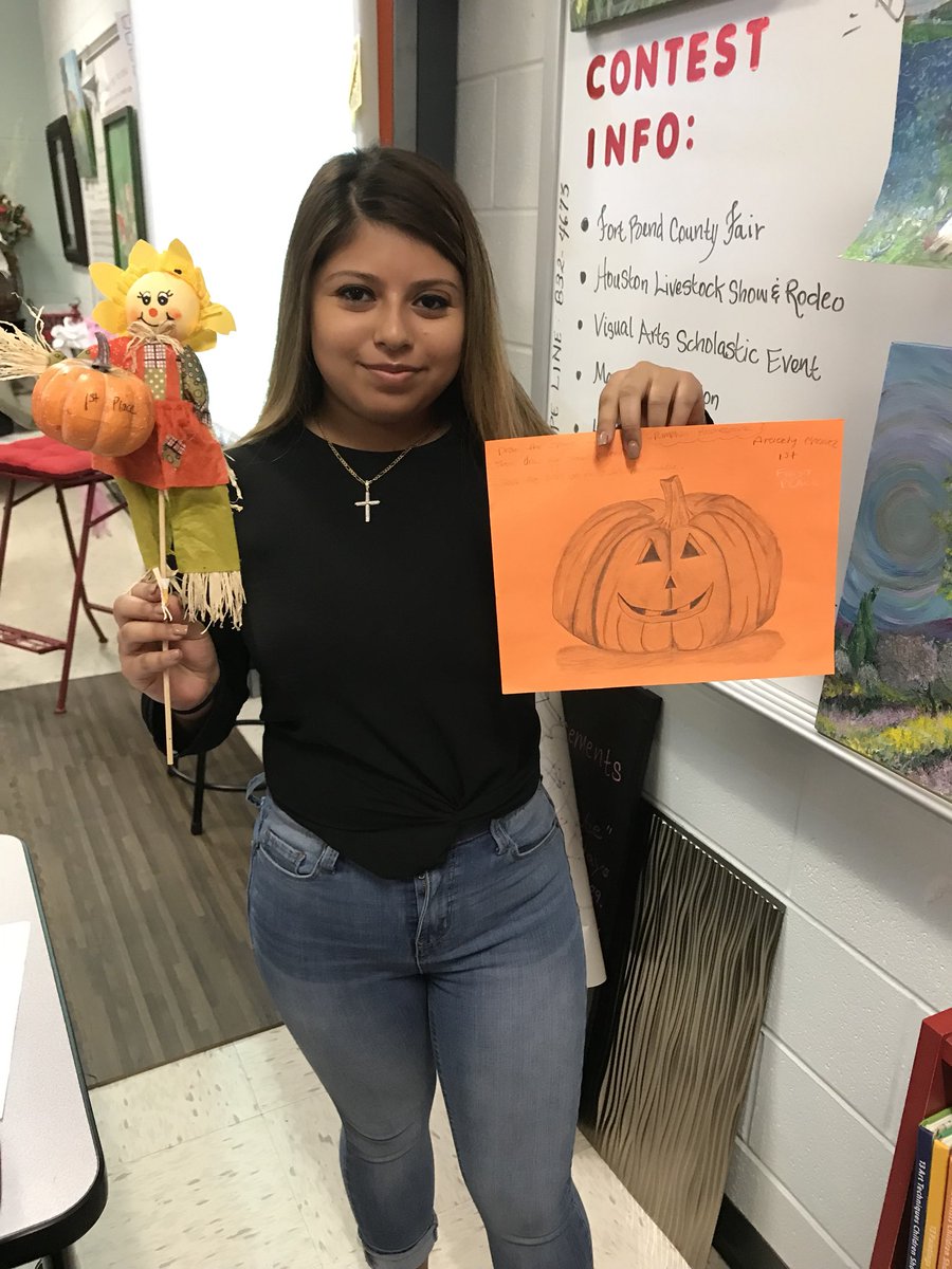 MCV_Watson's tweet photo. @Terry_Rangers #BetheOneLCISD Our Terry Ranger Artists have the “Be the One” mindset.  Congratulations to our 1st, 2nd, 3rd and Most Surreal place winners for their Jack-O-Lantern drawings. https://t.co/s9mM3JJJVS