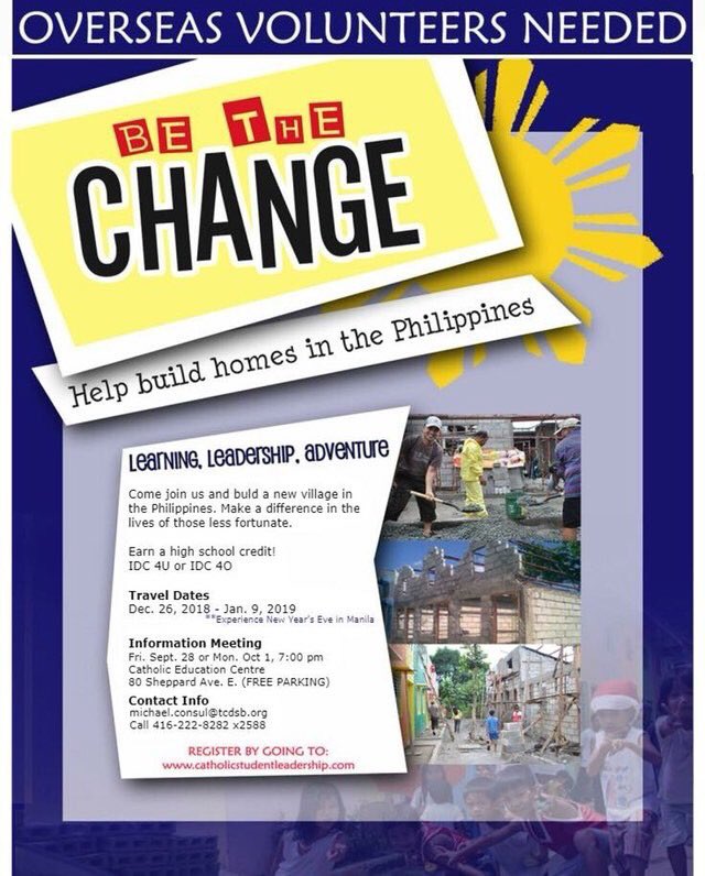 MetoWeFJR's tweet photo. Hey Redmond, are you interested in volunteering overseas in the Philippines and earning a high school credit? Visit https://t.co/9QnCHMGxYg or come to the info meeting on Sept. 28/Oct. 1 at 7pm at the CEC to find out more about this life changing experience!🌏🤝 @FJRCSS https://t.co/dFdpL7X84i