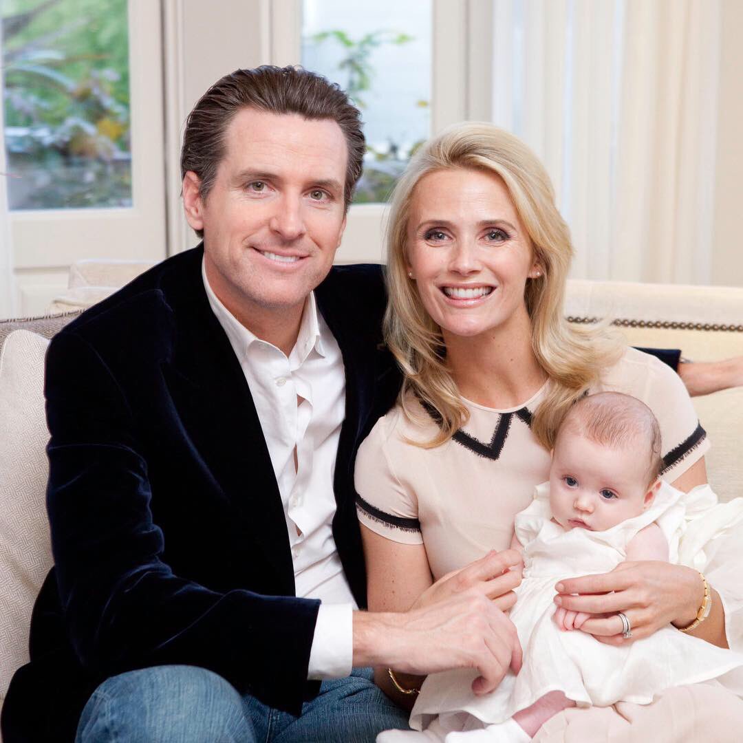 Gavin Newsom Jennifer Siebel