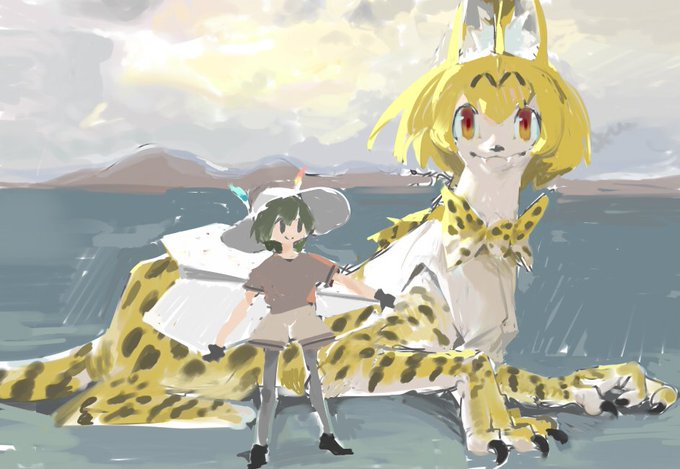 「かばん(けものフレンズ) 2人の女性」の画像/イラスト/ファンアート(新着)