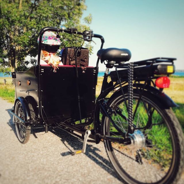 YourScandinavia's tweet photo. #indiansummer (#sensommer) in Denmark. Had to fetch the girls from kindergarten on our #bucketbike. #scandinavianliving is riding along the fjord soaking in the #lastraysofsummer. https://t.co/GDSjJiGMcD https://t.co/hz0GWQNt3G