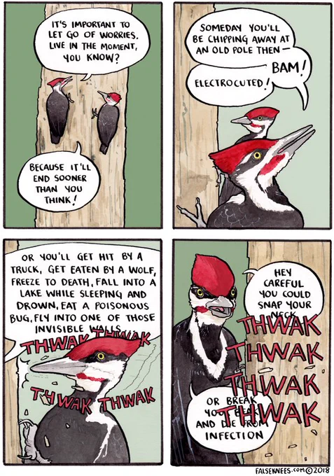 Comic time, birdies!
https://t.co/dM4cTGLtvY #falseknees #thwakthwak 