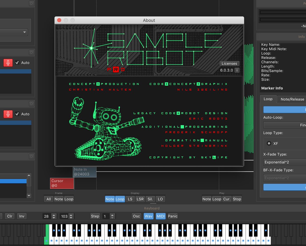 jupiterbyjay's tweet image. Its Time to check some new Sampling Software / finally i got it #SampleRobot 👊 Lets go - Sampling some Vinatge Legends! #rolandjupiter8 #amsneve1081 #burlaudio #2bomber #dangerousmusic #eventideh3000 #lexicon300 #thermionicculture #macbookpro #revoxpr99 #tr707 #drumtraks 👌