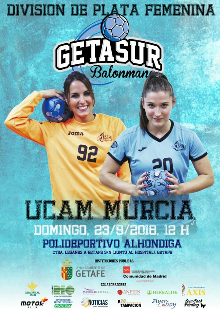 dgdp94_gtf's tweet photo. Cartel del partido @BMGetasur-@UCAMBalonmano
#almono
#vamoschicas
#vamosgeta
#guerrerasdegetafe
#laaficióntienequeserlaoctavajugadora https://t.co/VfH0gOzi2D