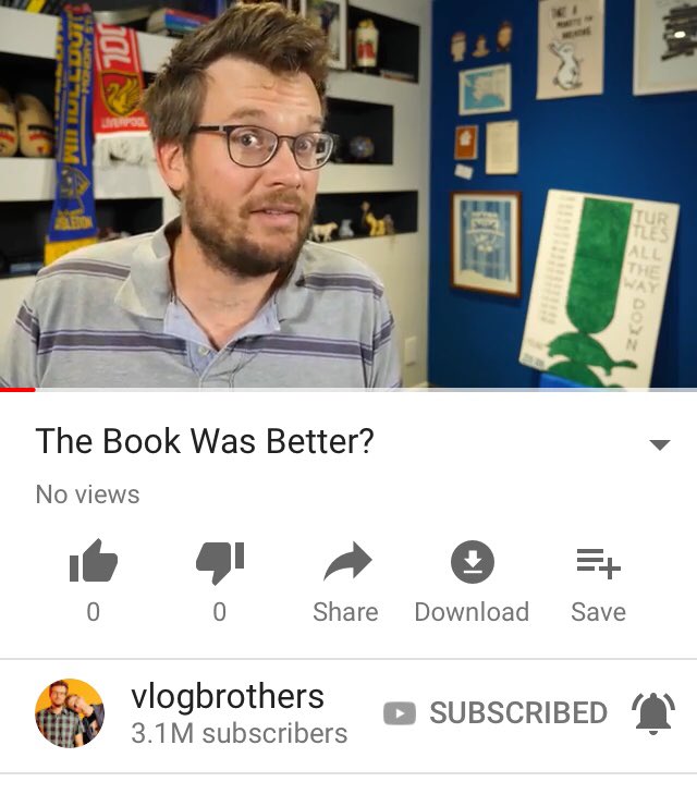 DFT_BA's tweet photo. @johngreen My streak has ended this week, but I’m okay with that because I’m happy with just participating https://t.co/VgmsOktU1D
