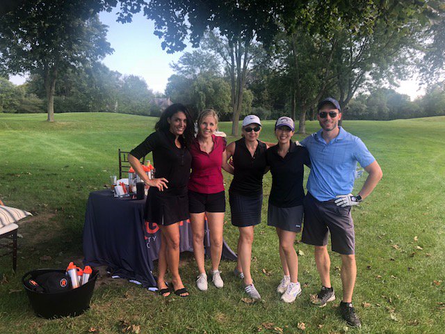 RightsizeOffice's tweet image. #Rightsize had a great time being a sponsor at #SavillsStudley's Annual #LandlordGolfChallenge on Monday. We had a lot of fun with all the golfers and even raffled off a beautiful #Global #Luray #chair!
