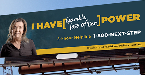 davidsonbelluso's tweet photo. Have you seen the "I have power" billboards around Arizona? The D/B team developed an ongoing ad campaign for the Arizona Department of Gaming - Division of Problem Gambling highlighting the state's helpline for those facing a gambling problem. Learn more: https://t.co/GDdC65pDve https://t.co/WbXgTXok4E