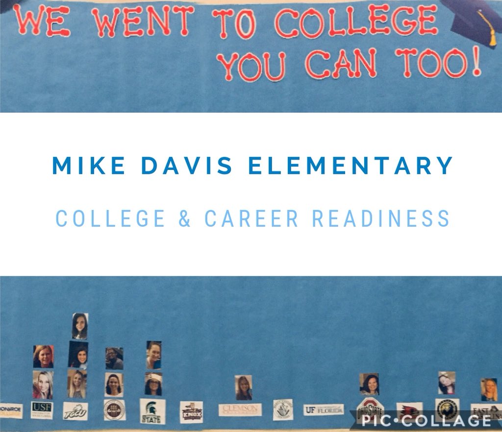 KatieCarney317's tweet photo. “We went to college, you can too!” College inspiration board is almost done! Our students can get inspired by seeing where their teachers went to college⭐️ #AnchoredInExcellence @MDE_Stars https://t.co/KINHm41ZC7