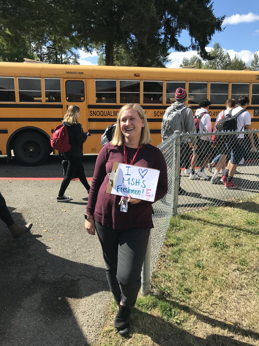 vanmshs's tweet photo. Ms. Hutchison reminding us of the power of positive and welcoming messaging. #SVSDEmpowered @heymshutch https://t.co/hr03saea9m