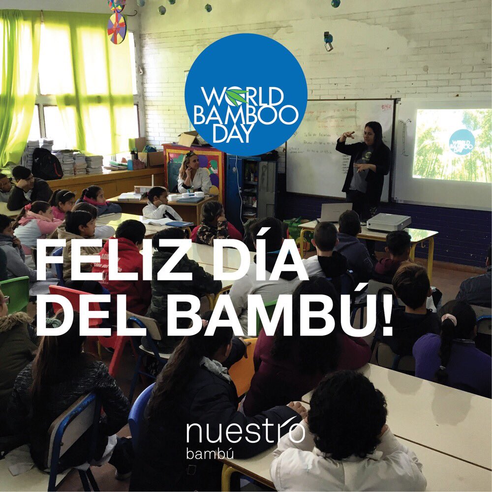 nuestrobambu's tweet image. #diamundialdelbambu 
HAPPY WORLD BAMBOO DAY! 
En Uruguay celebramos el bambú aprendiendo, creando y soñando con los niños! ✨🎋💪 #bambooisgrowing #thinkbamboo #worldbamboo #worldbambooday #worldbambooambassador #dream #learn  #doer #ylaibamboo #expandyourvoice