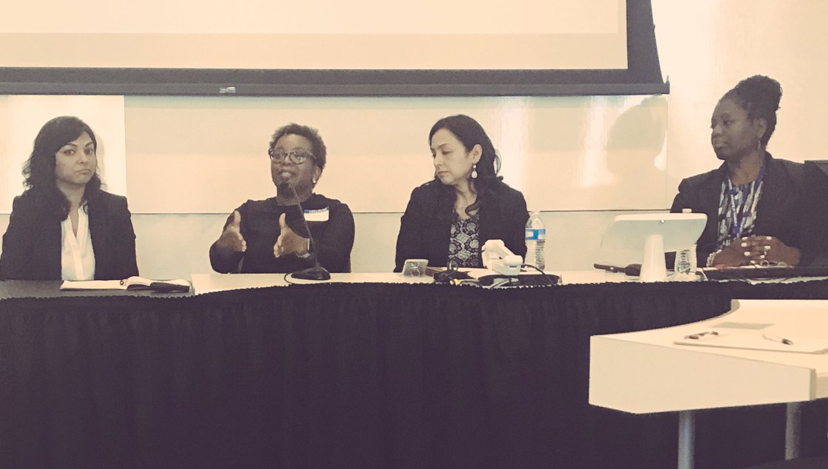 UbaltNLG's tweet photo. The panel of WOC attorneys speaking on #VotingRights @acslaw @NLGnews  👩🏾‍⚖️👩🏽‍⚖️👩🏻‍⚖️✊🏾✊🏽✊🏼✊🏻 https://t.co/lJ90hZ3RUC