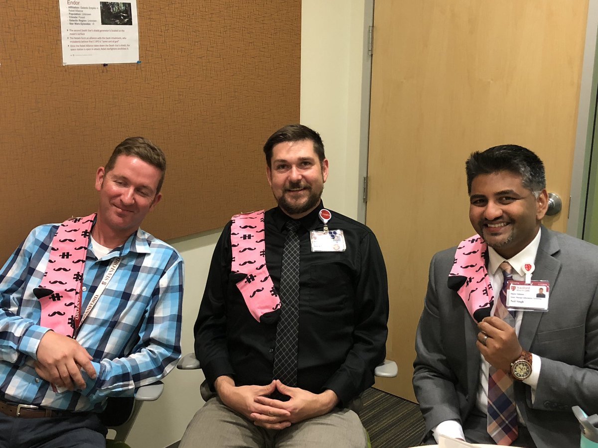 Jonathanshoe's tweet image. The imaging IS management team @StanfordHealth are new tribe members in the #Pinksocks life! Welcome @neilgsingh