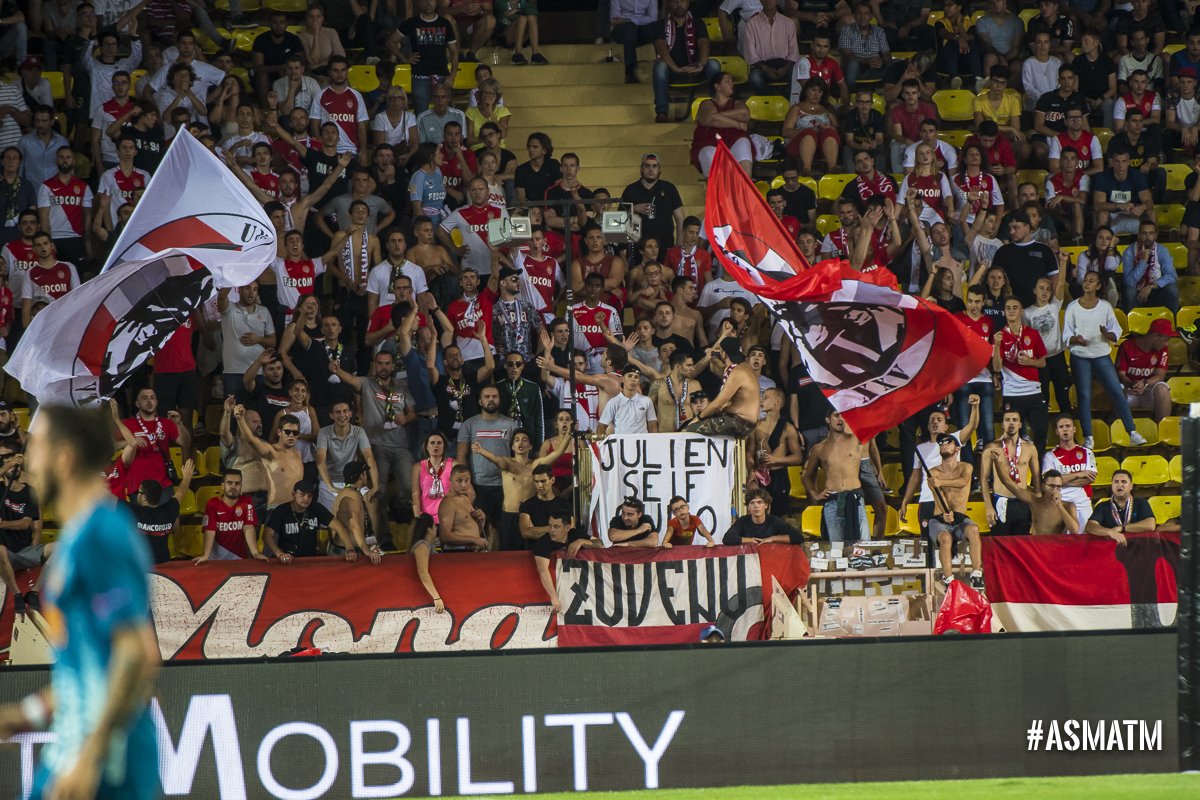 AS_Monaco_EN's tweet photo. 👏 Thanks to our supporters 🙌

Daghe Munegu ! 🔴⚪

#ASMATL #UCL https://t.co/fW3xnmvfkr