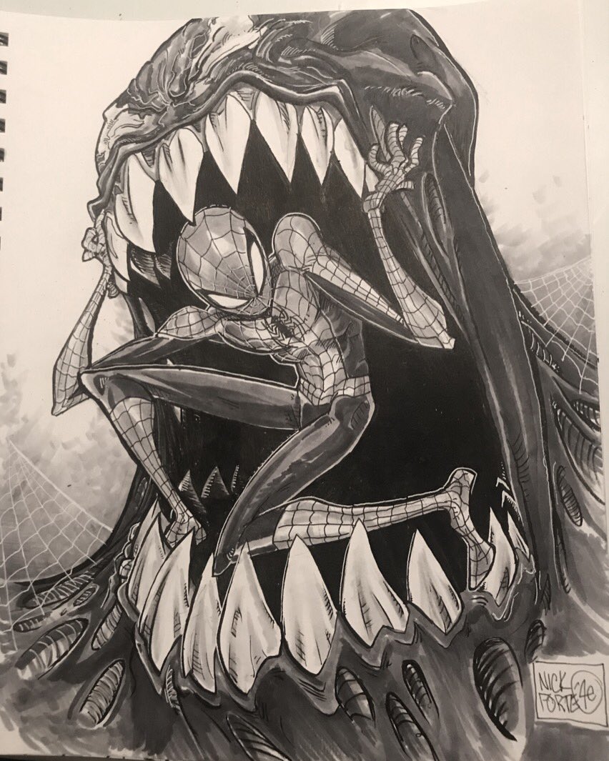 Venom drawing