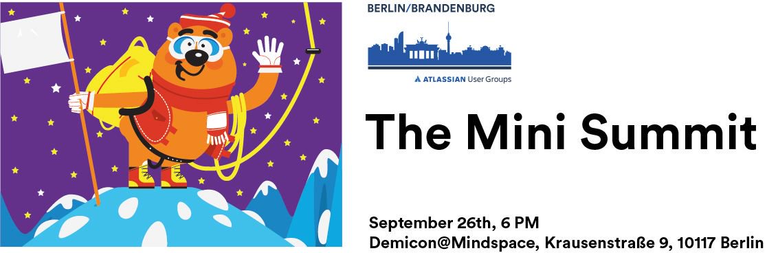 Atlassian Community Berlin/Brandenburg (@acbebb) on Twitter photo Rejoice! The program for our Mini Summit on September 26th <a href="/_demicon_/">DEMICON - AWS und Atlassian Solution Partner</a> is online! Join us and win: We have two 50$ Vouchers for Atlassian Merchandise so you can step into autumn in style. RSVP! buff.ly/2D8fT47 Rejoice! The program for our Mini Summit on September 26th <a href="/_demicon_/">DEMICON - AWS und Atlassian Solution Partner</a> is online! Join us and win: We have two 50$ Vouchers for Atlassian Merchandise so you can step into autumn in style. RSVP! buff.ly/2D8fT47